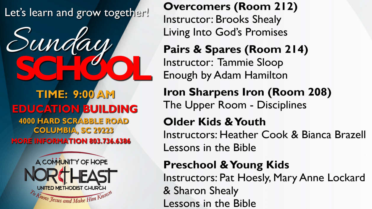 Sunday School, September 22, 2025